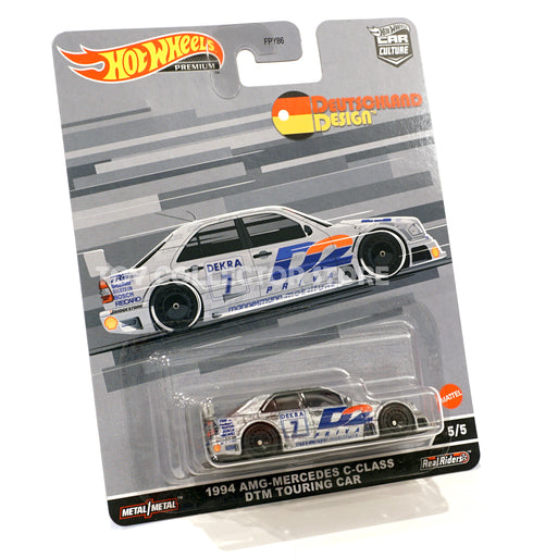 Hot Wheels Deutschland Design 1994 AMG Mercedes C Class DTM Touring Car Diecast